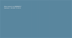 Desktop Screenshot of lokum.pl