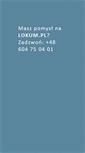 Mobile Screenshot of lokum.pl